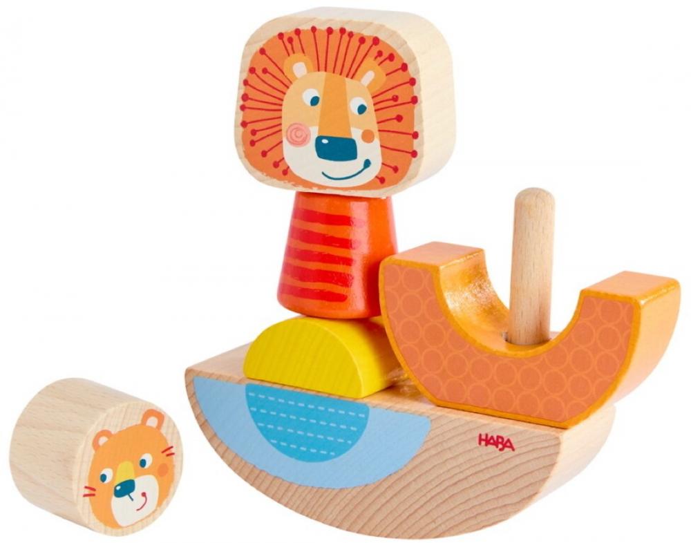 HABA Motorikspielzeug Steckspiel Löwe 2012245001