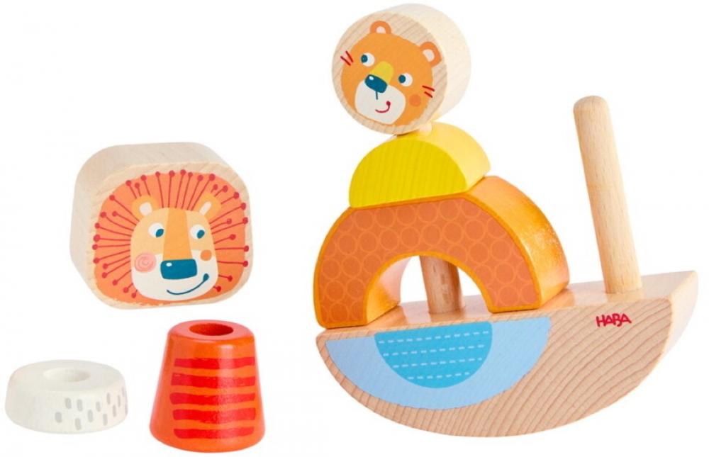 HABA Motorikspielzeug Steckspiel Löwe 2012245001