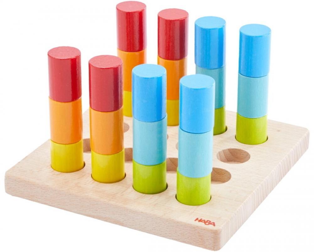 HABA Motorikspielzeug Steckspiel Zylinder 2012246001