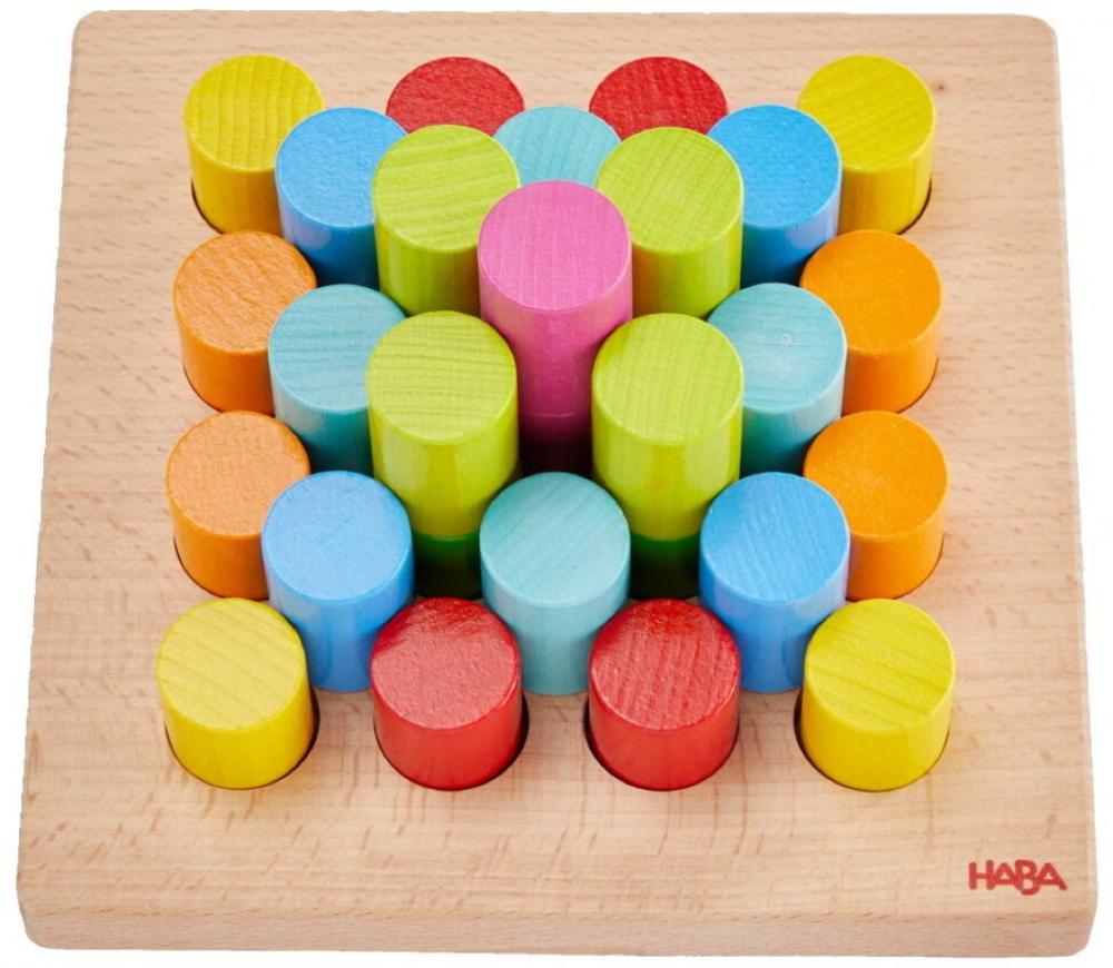 HABA Motorikspielzeug Steckspiel Zylinder 2012246001