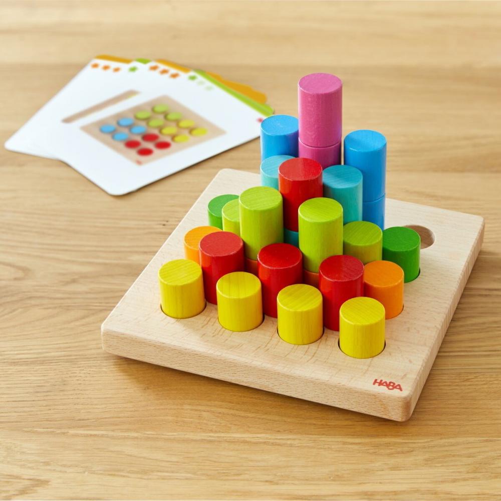 HABA Motorikspielzeug Steckspiel Zylinder 2012246001