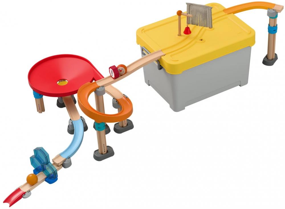 HABA Kugelbahn Grundpackung Kullerbü Kugelbahn Baukasten 58 Teile 2011789001