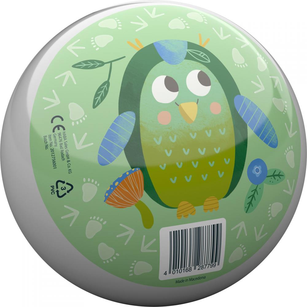 HABA Kleinkindwelt Ball Kunststoffball Wald 14 cm Ø Spielball 2012756001