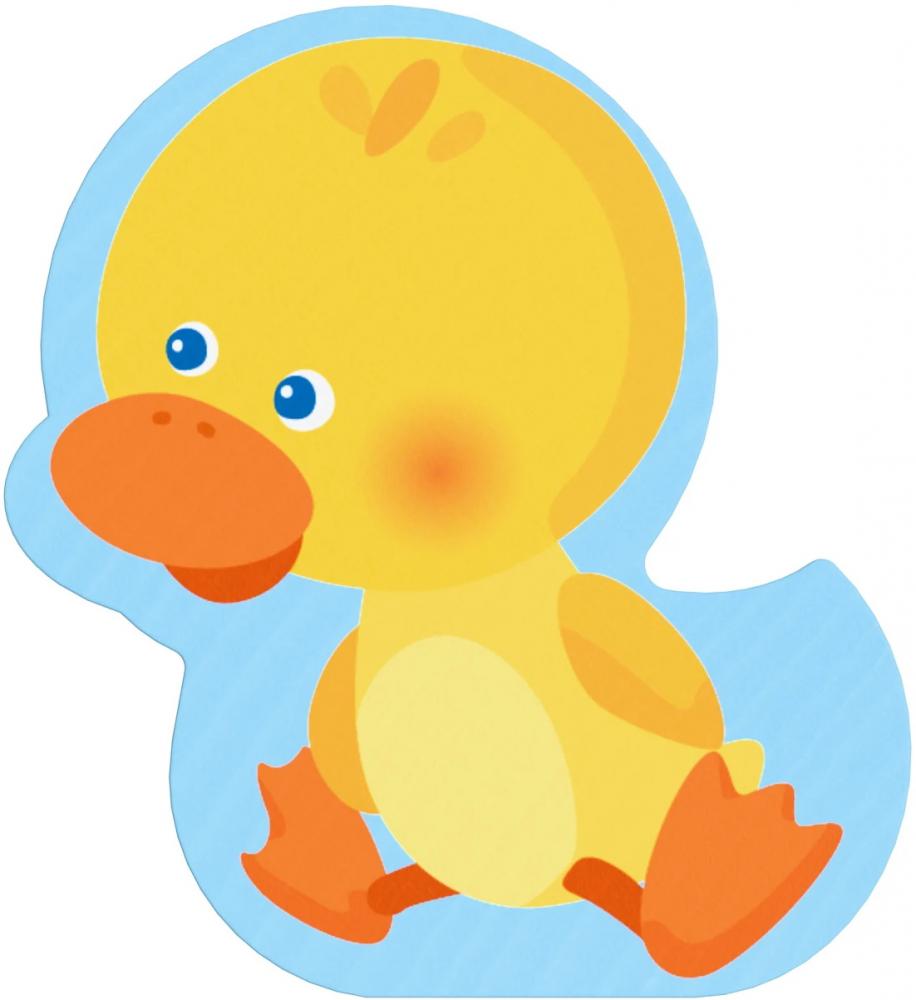 2, 2x3, 4 Teile HABA Kinder Puzzle 4 erste Puzzles Tierkinder mit Holzfigur Ente 2012186001