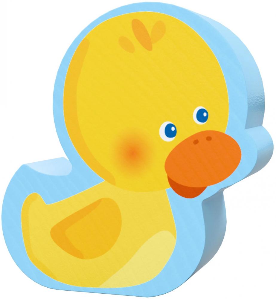 2, 2x3, 4 Teile HABA Kinder Puzzle 4 erste Puzzles Tierkinder mit Holzfigur Ente 2012186001