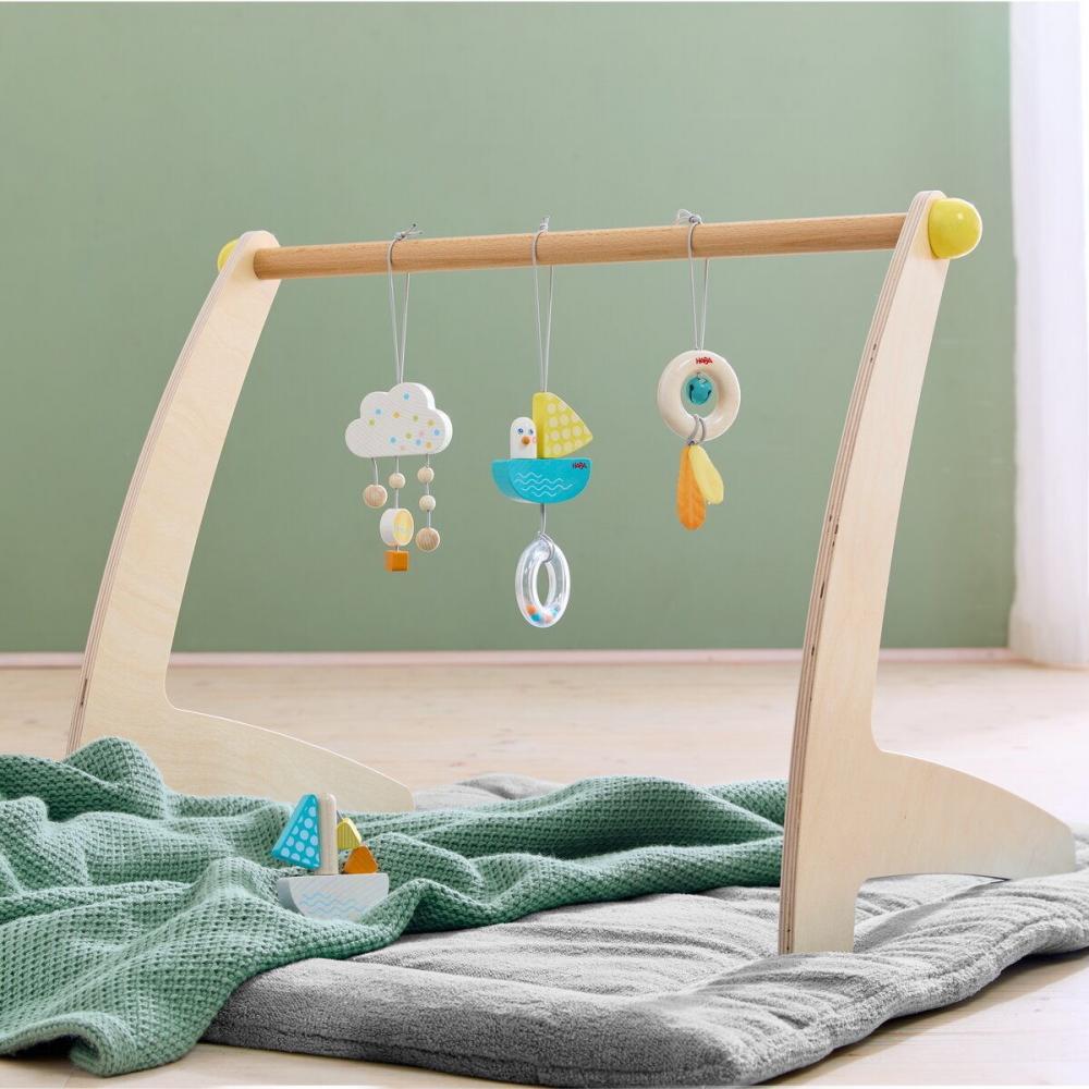 HABA Babywelt Baby-Spiel-Set Gans 5in1 mit Mobile 2012259001