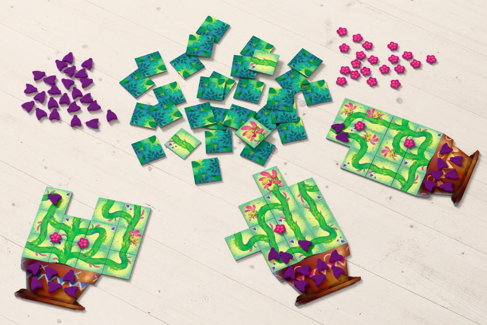 HABA Kinderspiel Wettlaufspiel Carni Flora Wachsen lassen 2012211001