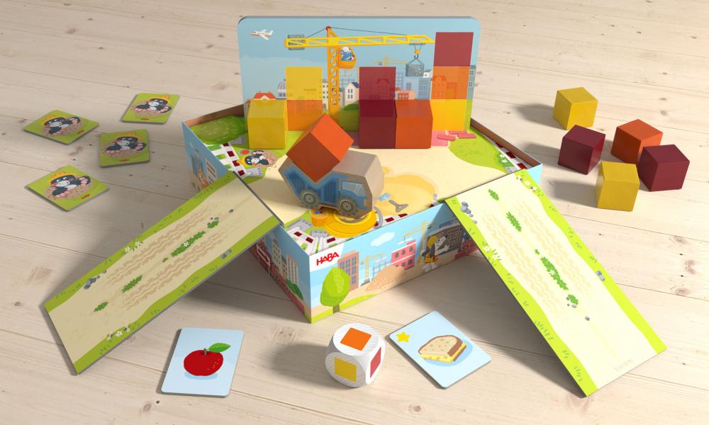 HABA Kinderspiel Geschicklichkeitsspiel Meine ersten Spiele Stein auf Stein 2012209001