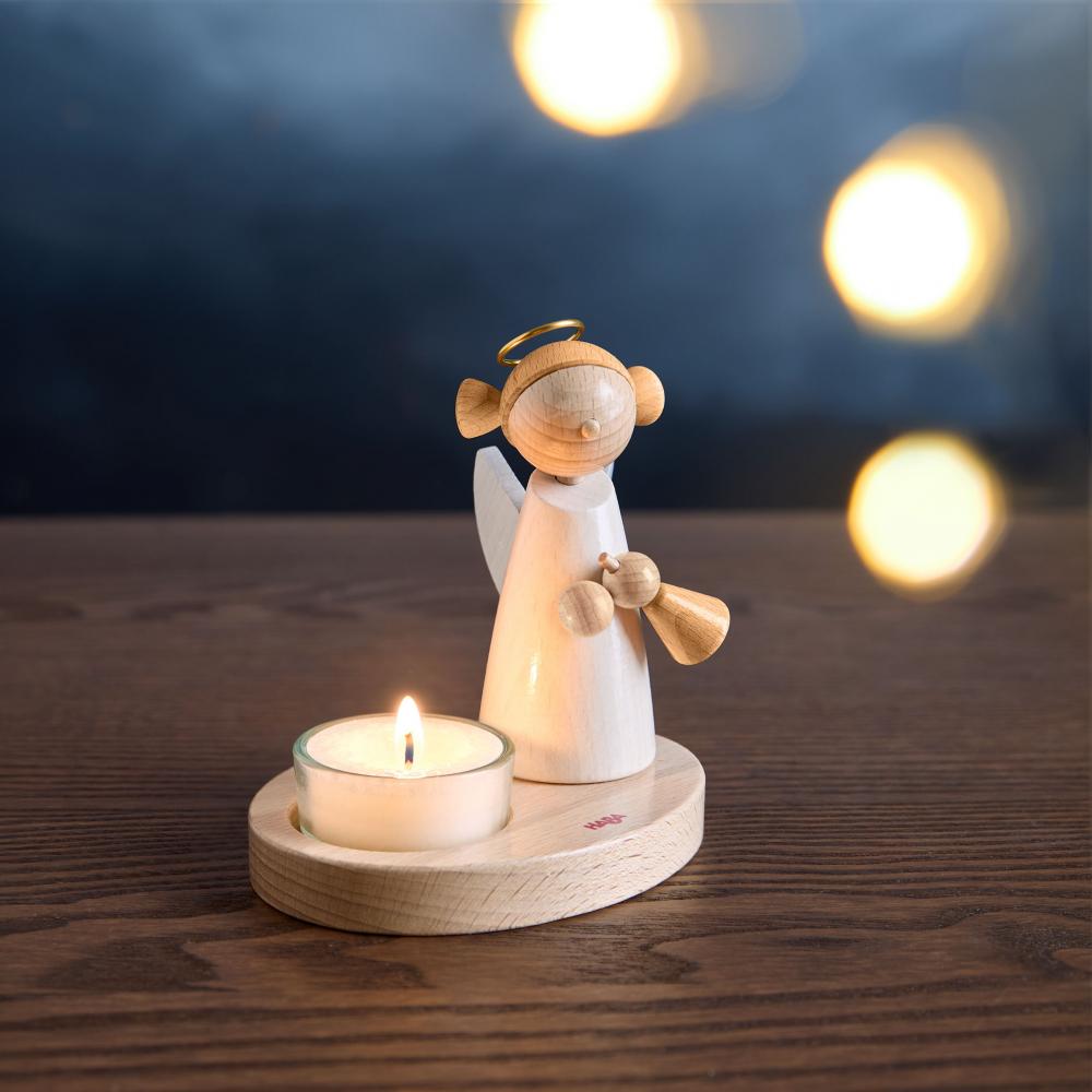 HABA Dekoration Weihnachten Engel mit Teelicht 2012297001
