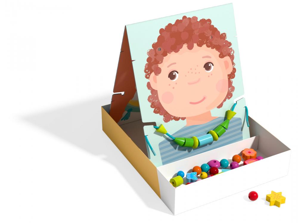 HABA Kleinkindwelt Fädelspiel Schmuckstücke 2012247001