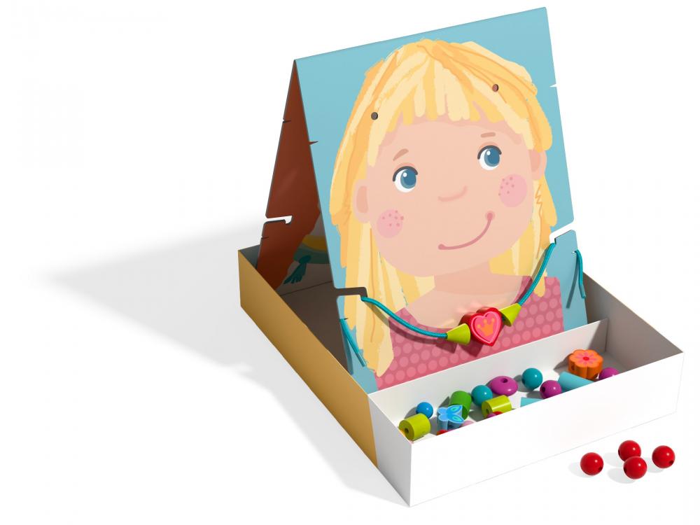 HABA Kleinkindwelt Fädelspiel Schmuckstücke 2012247001