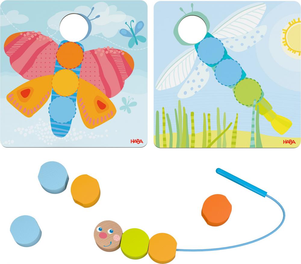 HABA Kleinkindwelt Fädelspiel Holztiere 2012248001