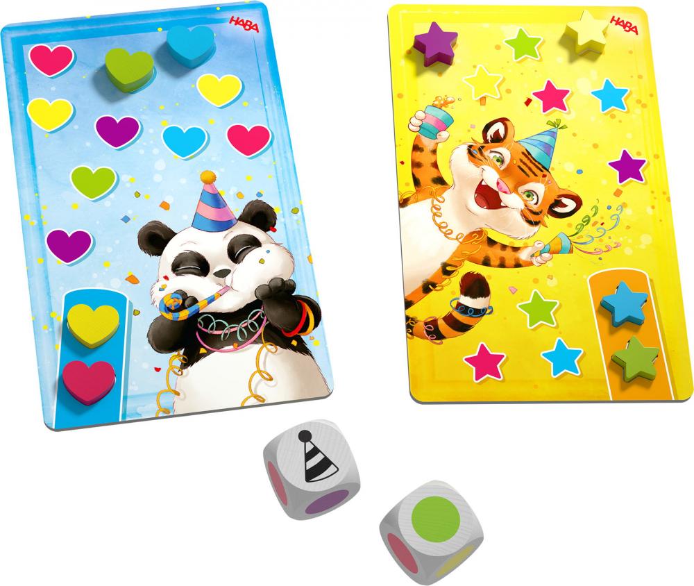 HABA Kinderspiel Lernspiel HURRA! Farben und Formen erkennen und zuordnen 2012214001