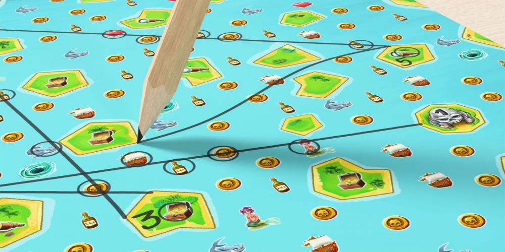 HABA Familienspiel Strategiespiel Pencil Pirates 2012233001