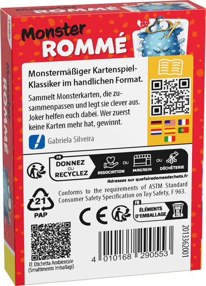 HABA Kartenspiel Monster Rommé 2013362001