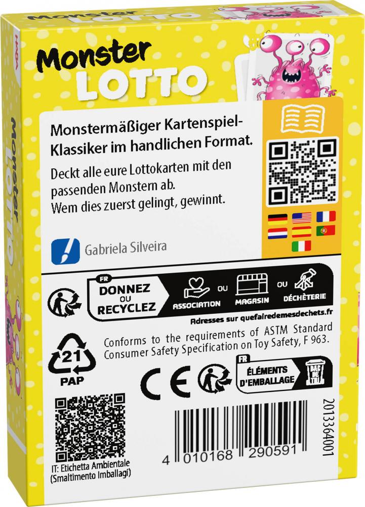 HABA Kartenspiel Monster Lotto 2013364001