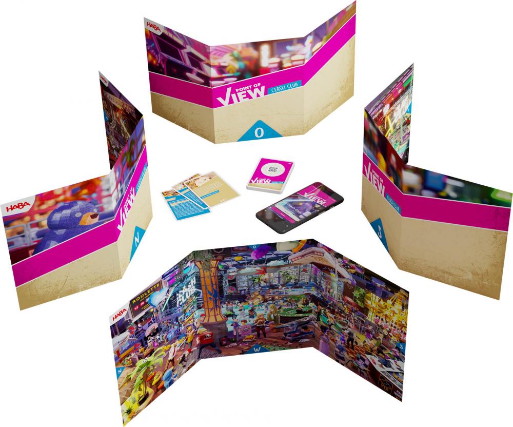 HABA Familienspiel Logikspiele POINT OF VIEW Clash Club 1 Session 2013275001