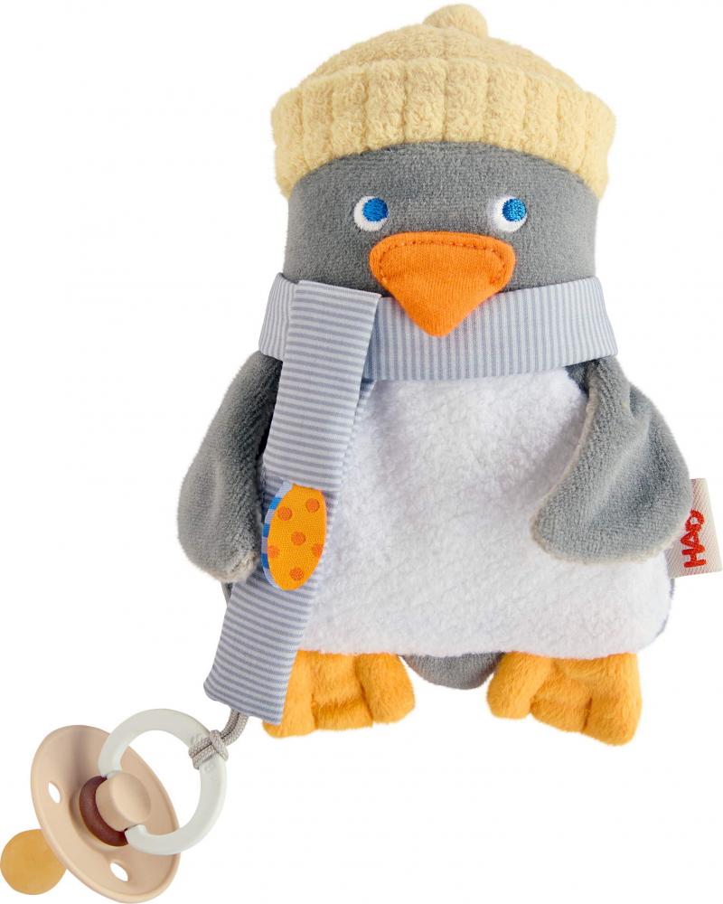 HABA Babywelt Schnullerkette Schnullertier Pinguin 2013404001