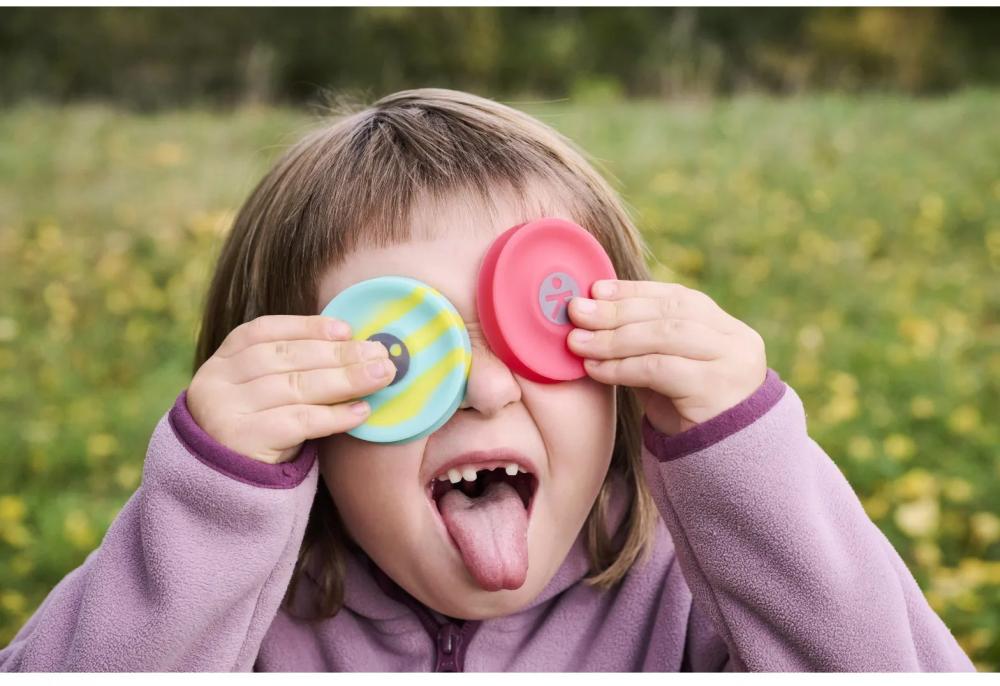 HABA Outdoor Spielzeug Wurfspiel Terra Kids Pocket-Frisbee Catch me! rot, gelb 2013659001