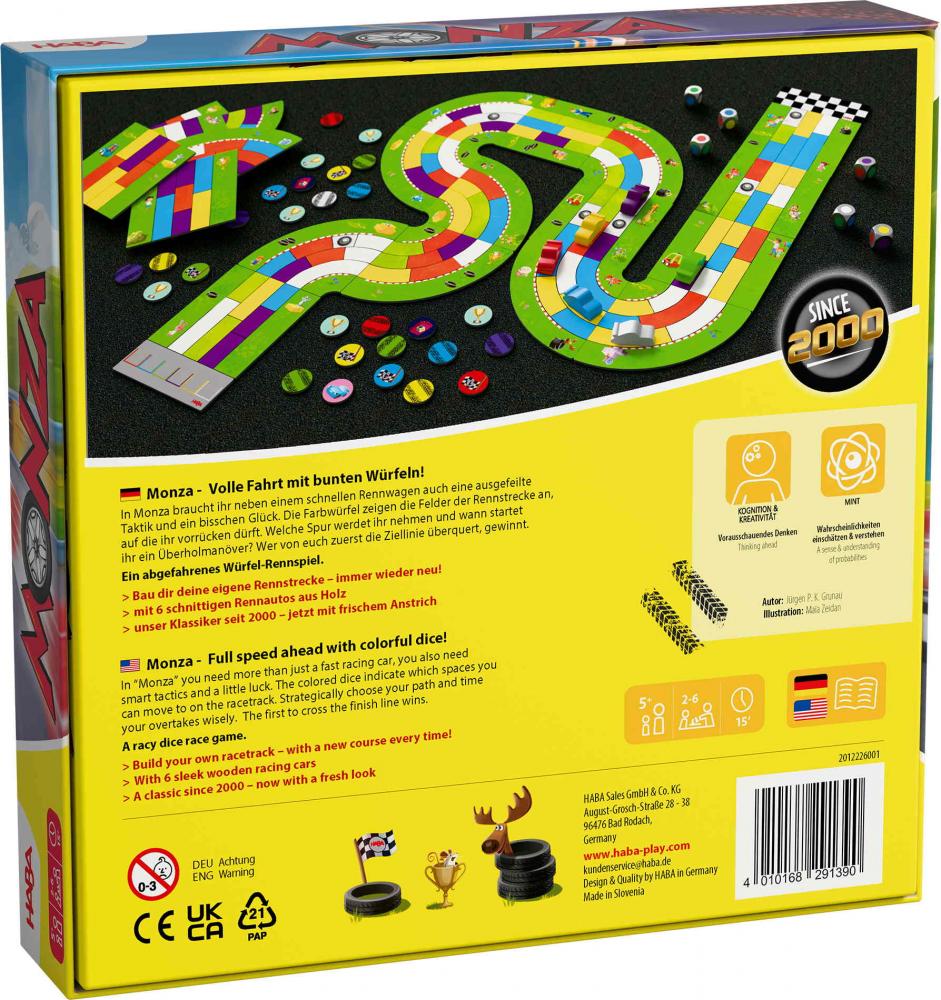 HABA Kinderspiel Würfelspiel Monza 2025 2012226001