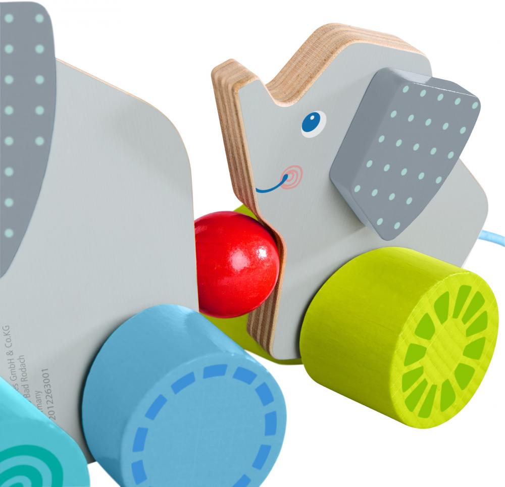 HABA Kleinkindwelt Rollspielzeug Ziehfigur Elefanten 2012263001