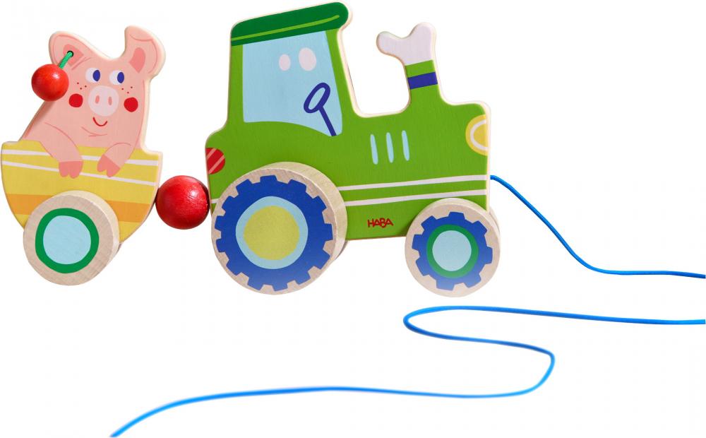 HABA Kleinkindwelt Rollspielzeug Ziehfigur Traktor 2012264001