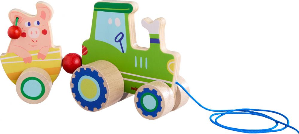 HABA Kleinkindwelt Rollspielzeug Ziehfigur Traktor 2012264001