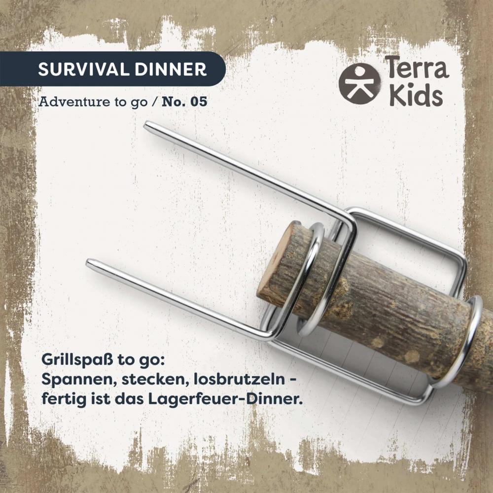 HABA Outdoor Werkzeug Terra Kids Grillspieß-Aufsatz für Kinder Survival dinner! 2013841001