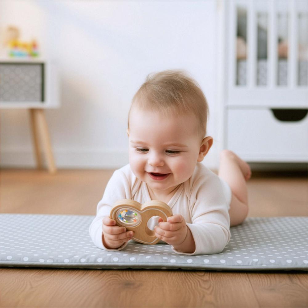 HABA Babywelt Rasselgreifling Herz 2013800001