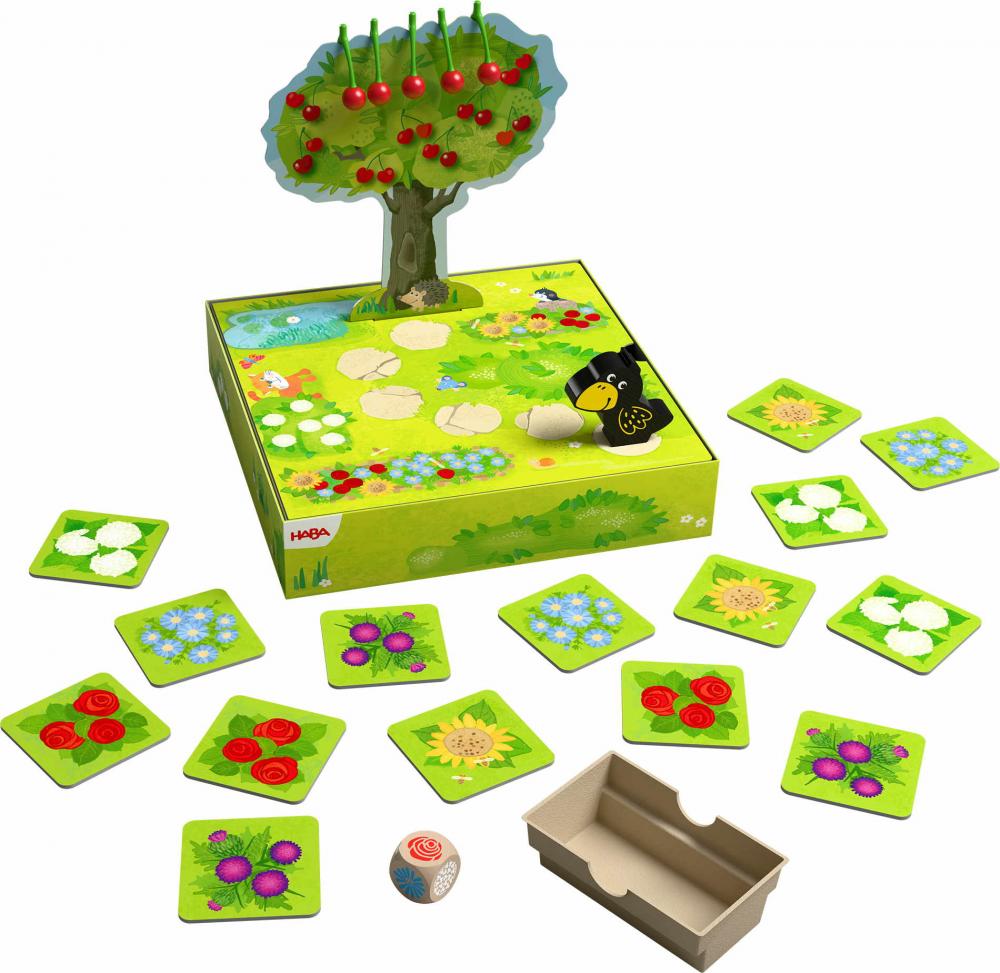 HABA Kinderspiel Würfelspiel Obstgärtchen 2013839001