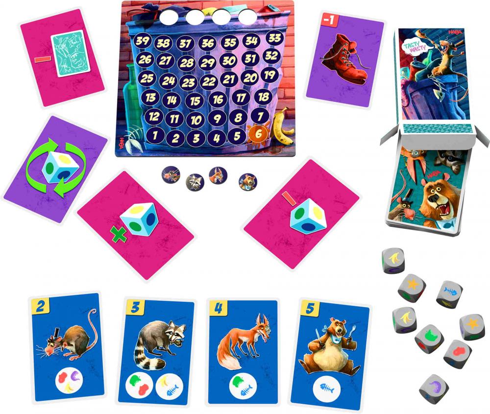 HABA Kinderspiel Würfelspiel Tasty Wasty 2013180001