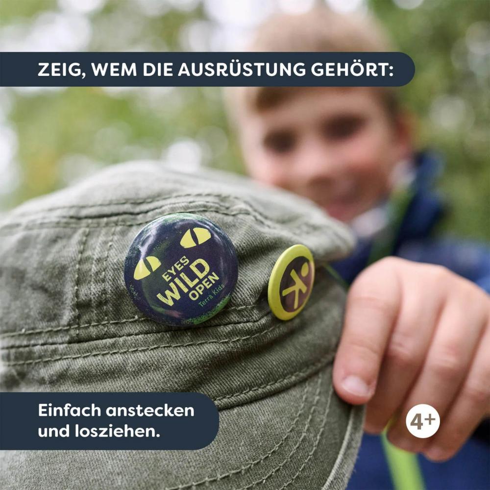HABA Outdoor Kreativität Terra Kids Ansteckbuttons 4er Set Button Buddies 2014021001
