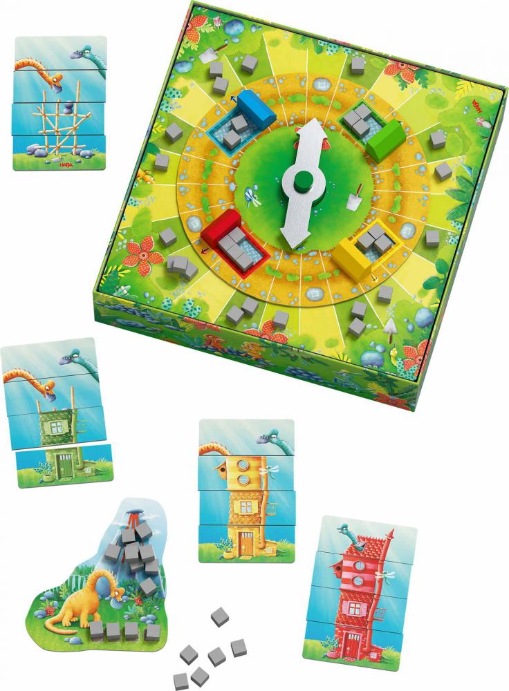 HABA Kinderspiel Aktionsspiel Der Dino-Bautrupp 2013073001
