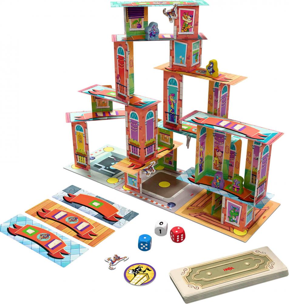 Haba Kinderspiel Geschicklichkeitsspiel Rhino Hero Super Battle 2013173001
