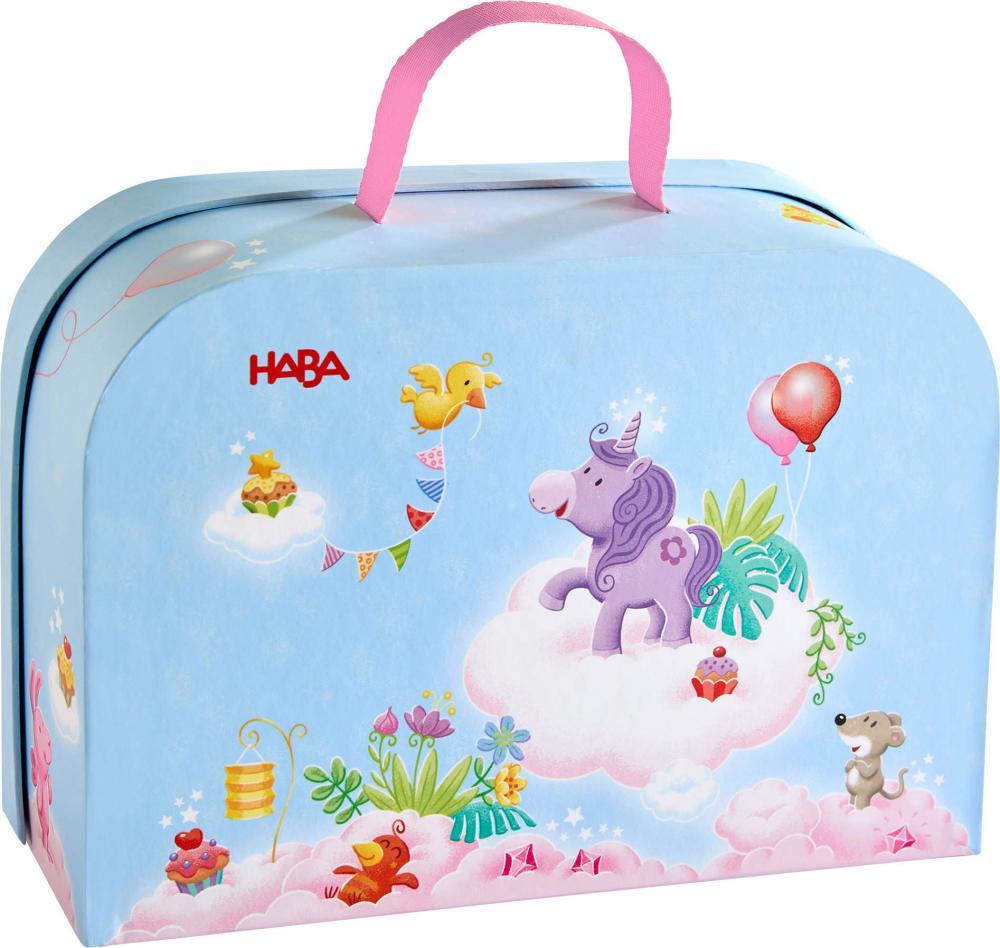 HABA Kleinkindwelt Spielwelten Spielwelt im Koffer Einhornglitzerglück 2014171001
