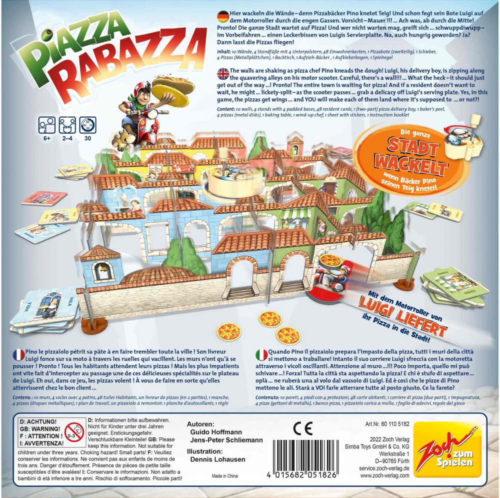 Zoch Familienspiel Wettlaufspiel Piazza Rabazza 601105182