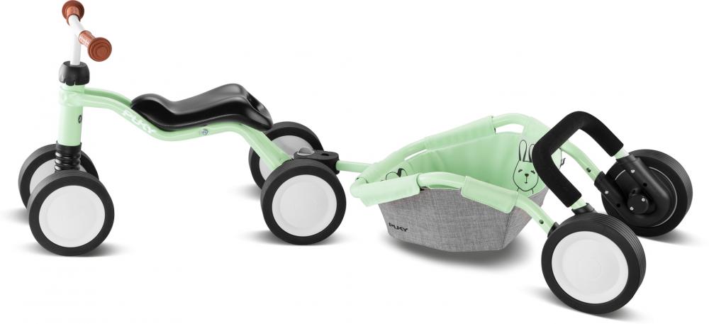 Puky Laufrad 4 Räder mit Traily WUTSCH TRAILY BUNDLE pastel green ab 18 Monaten 3036