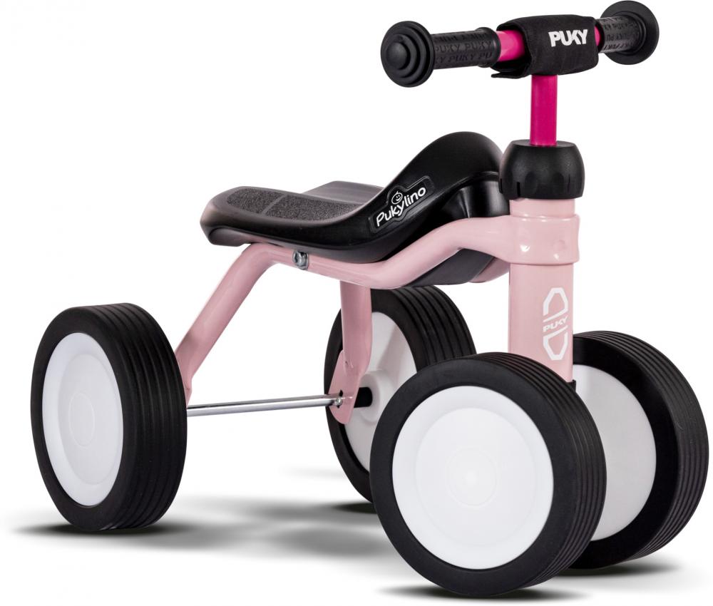 Puky Laufrad 4 Räder PUKYLINO retro rose mit Lenkerpolster ab 12 Monaten 3039