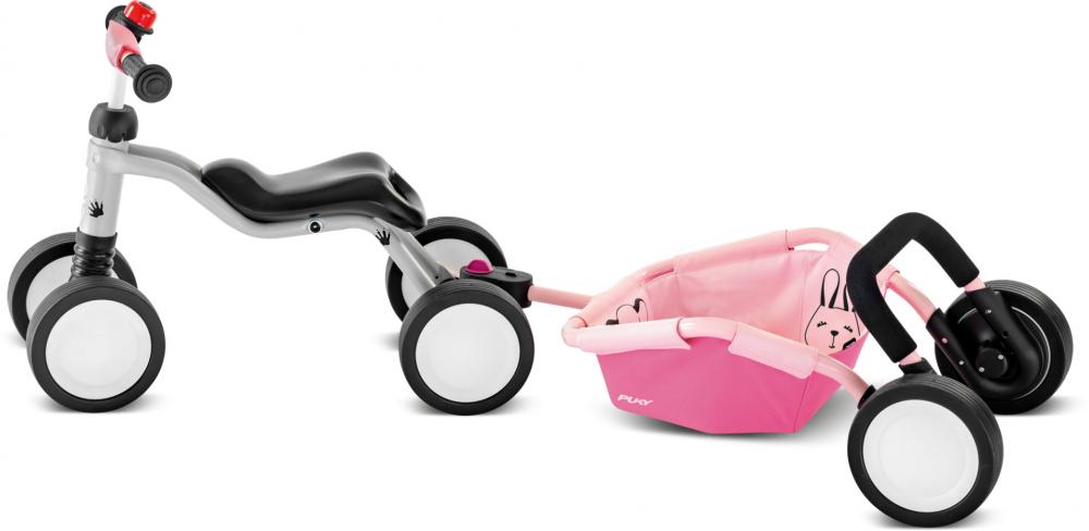 Puky Lauflernwagen und Anhänger PUKY TRAILY retro-rose/ pink ab 10 Monaten 6617