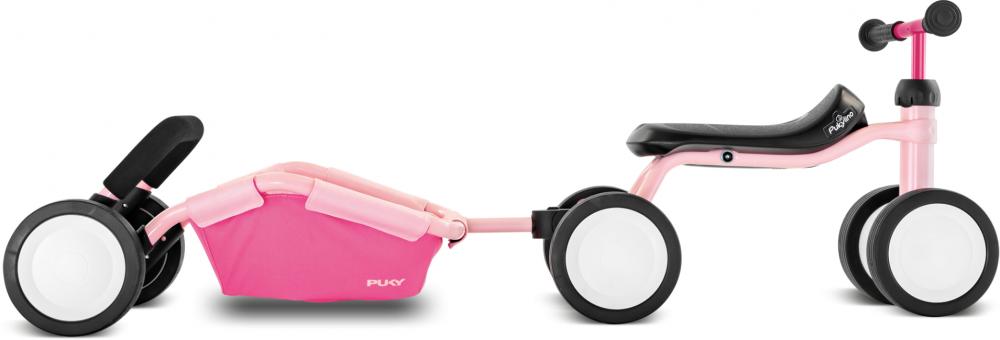 Puky Lauflernwagen und Anhänger PUKY TRAILY retro-rose/ pink ab 10 Monaten 6617