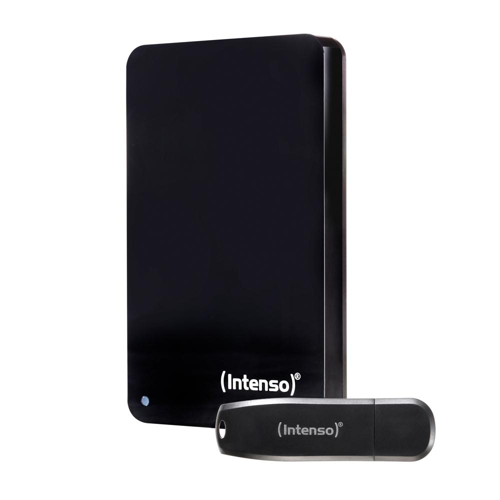 Intenso HDD externe Festplatte Memory Drive 2,5 Zoll 1TB USB 3.0 + USB Stick 32GB Bonuspack