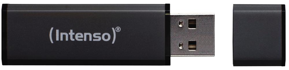 Intenso USB Stick 128GB Speicherstick Alu Line anthrazit