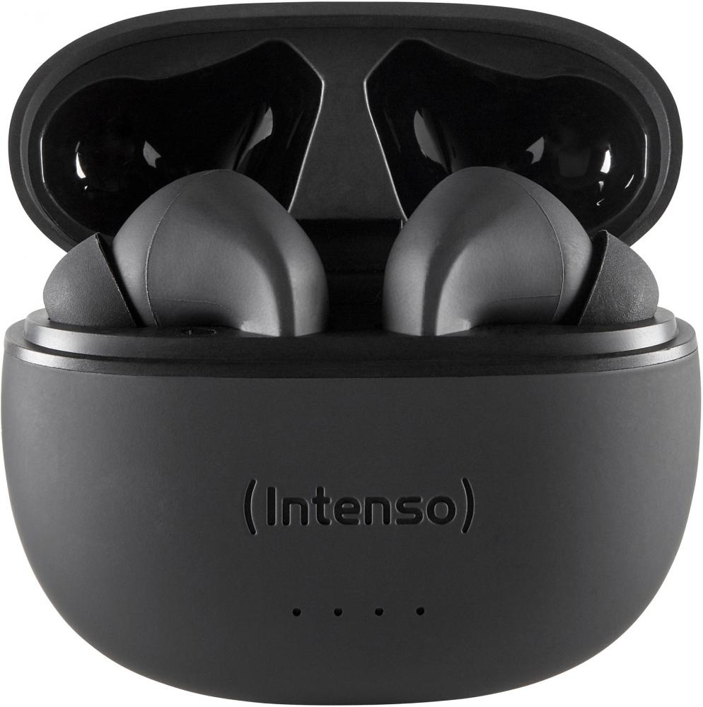 Intenso True Wireless Kopfhörer T300A Bluetooth Buds mit Akku schwarz