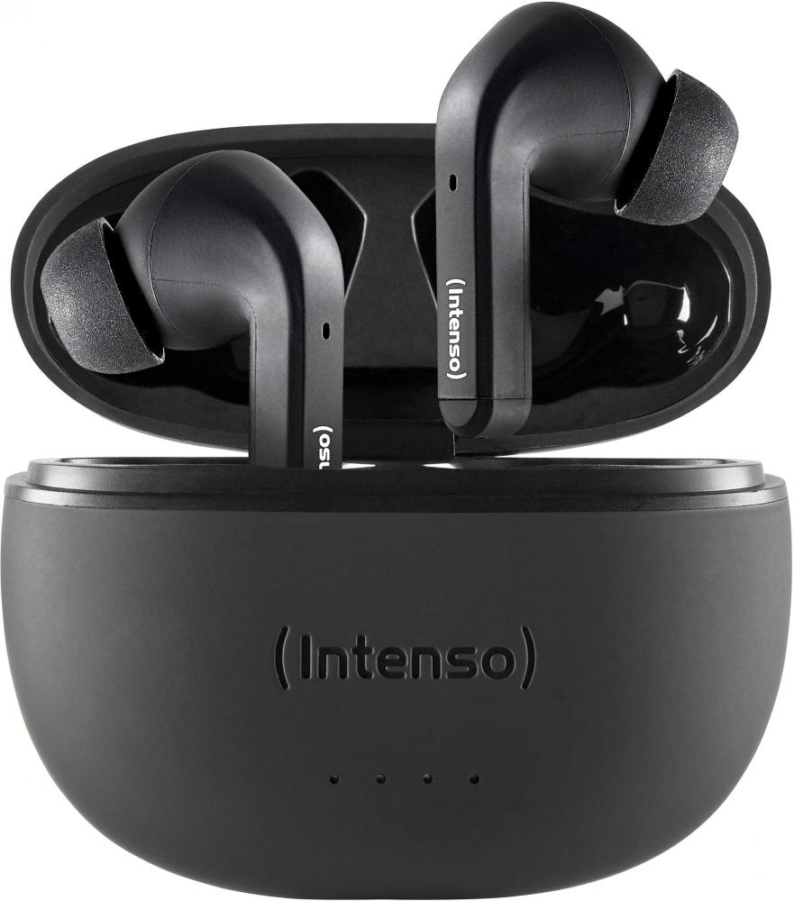 Intenso True Wireless Kopfhörer T300A Bluetooth Buds mit Akku schwarz