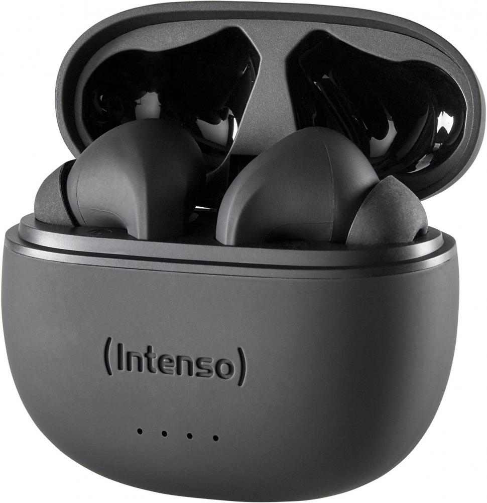 Intenso True Wireless Kopfhörer T300A Bluetooth Buds mit Akku schwarz