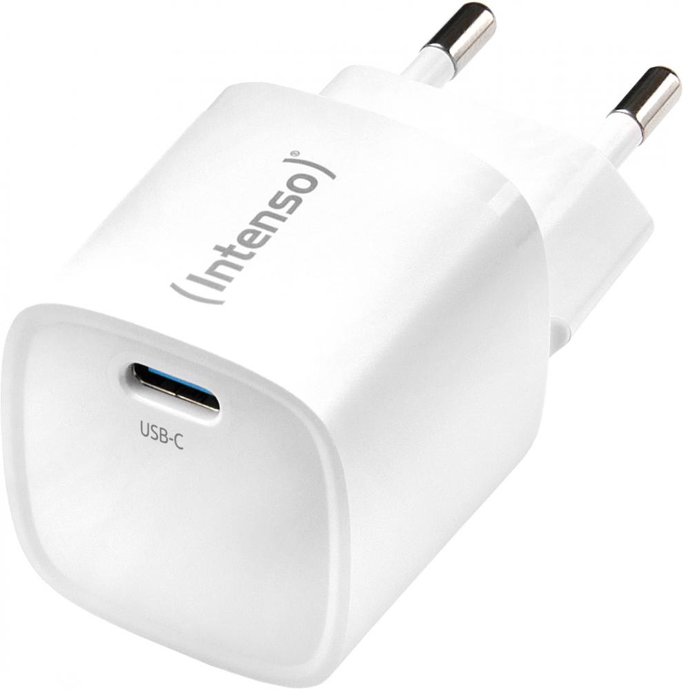 Intenso Ladegerät Power Adapter 30 Watt W30C² GaN 1x USB-C für 1 Gerät weiß