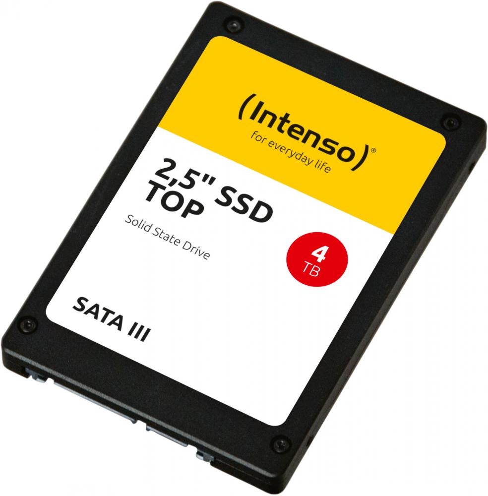 Intenso SSD interne Festplatte Top High-Speed 3D-Nand 2,5 Zoll 4TB SATA III