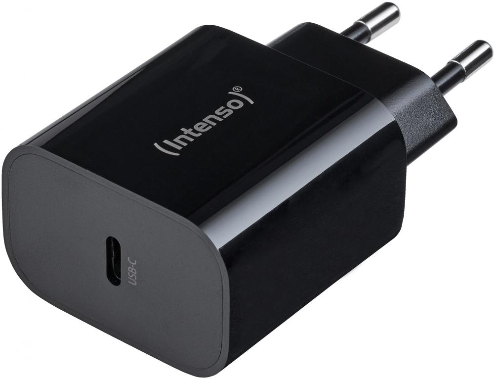 Intenso Ladegerät Power Adapter 20 Watt W20C 1x USB-C für 1 Gerät schwarz