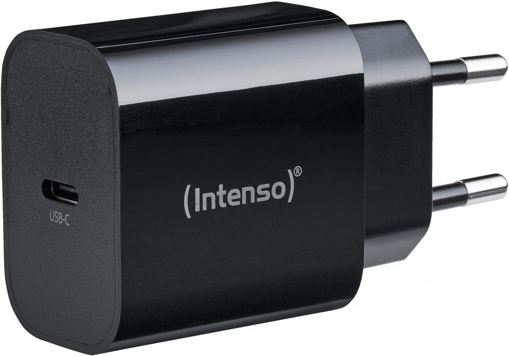 Intenso Ladegerät Power Adapter 20 Watt W20C 1x USB-C für 1 Gerät schwarz