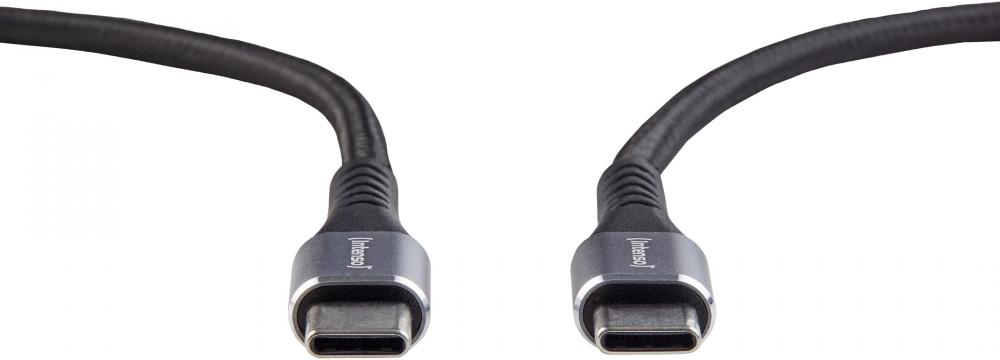 Intenso USB Kabel C315C Typ C - TYP C Nylon 1,5m max. 60W schwarz